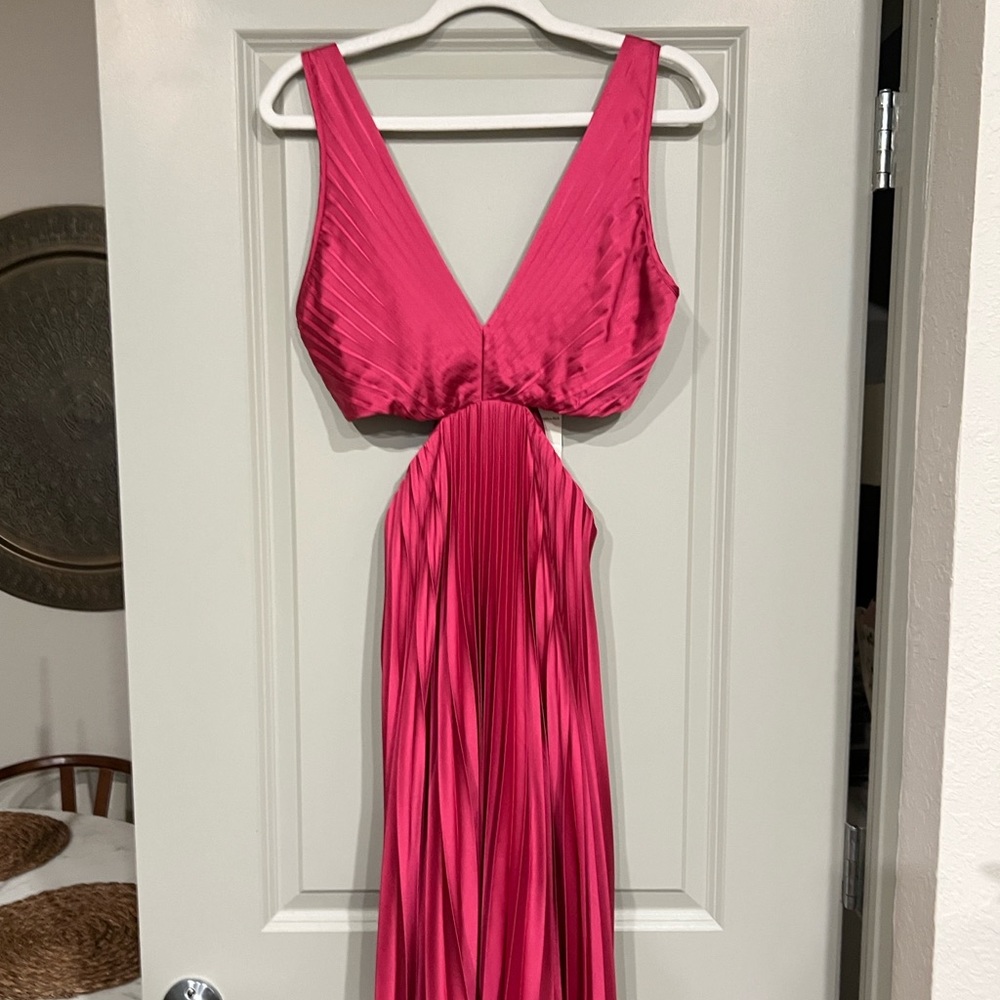 Abercrombie and Fitch Pleated Midi Dress